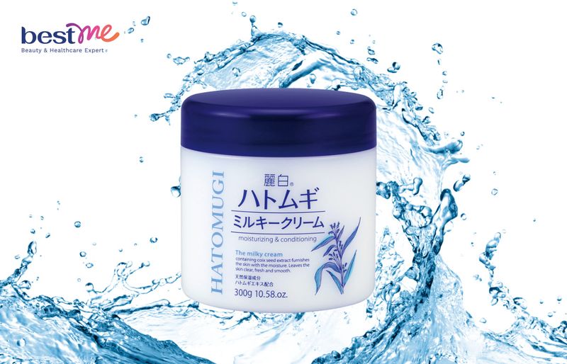 Kem dưỡng ẩm Hatomugi sử dụng cho mọi loại da