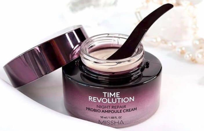 Kem phục hồi da Missha Time Revolution Night Repair Probio Ampoule Cream
