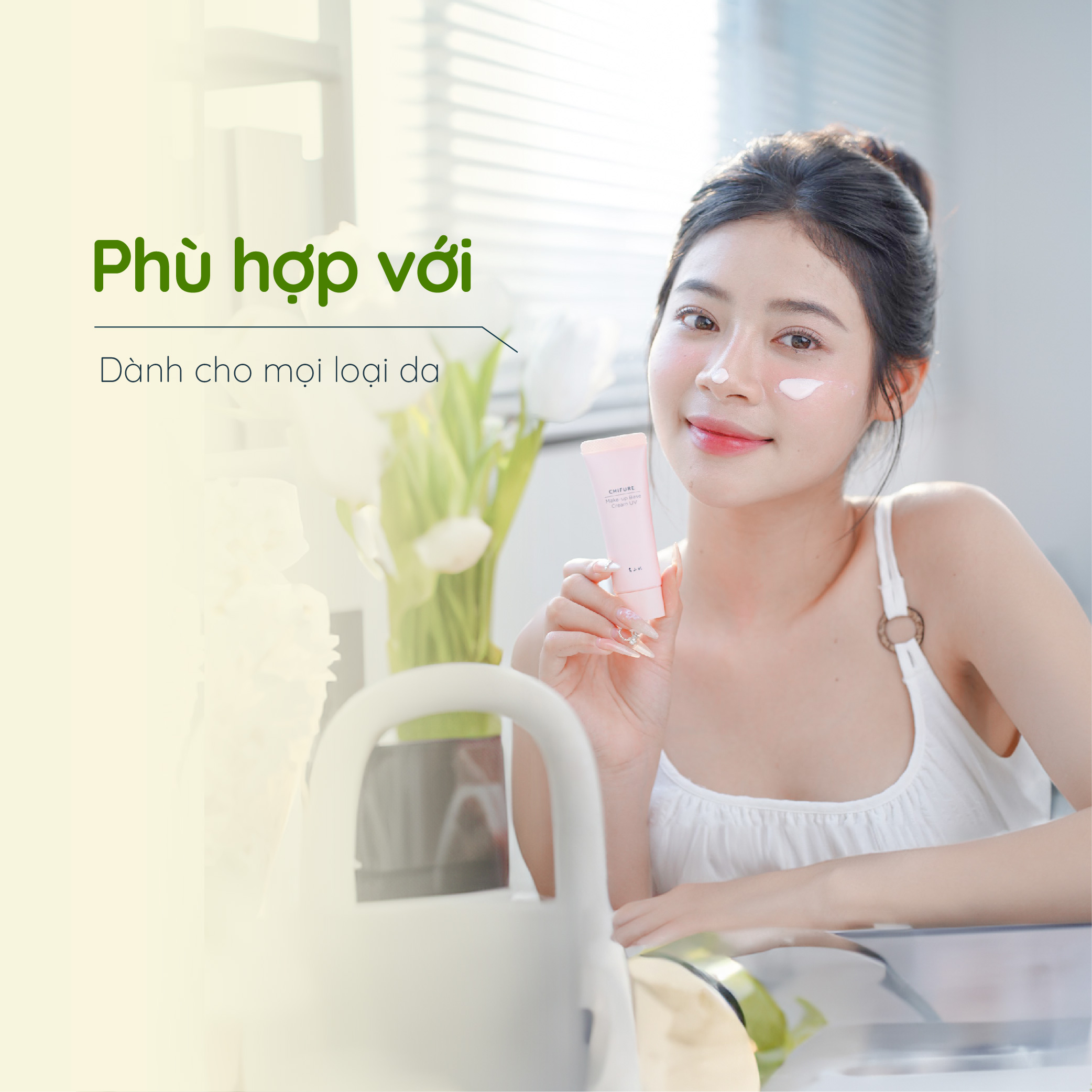 Kem lót Chifure Make-up Base Cream UV