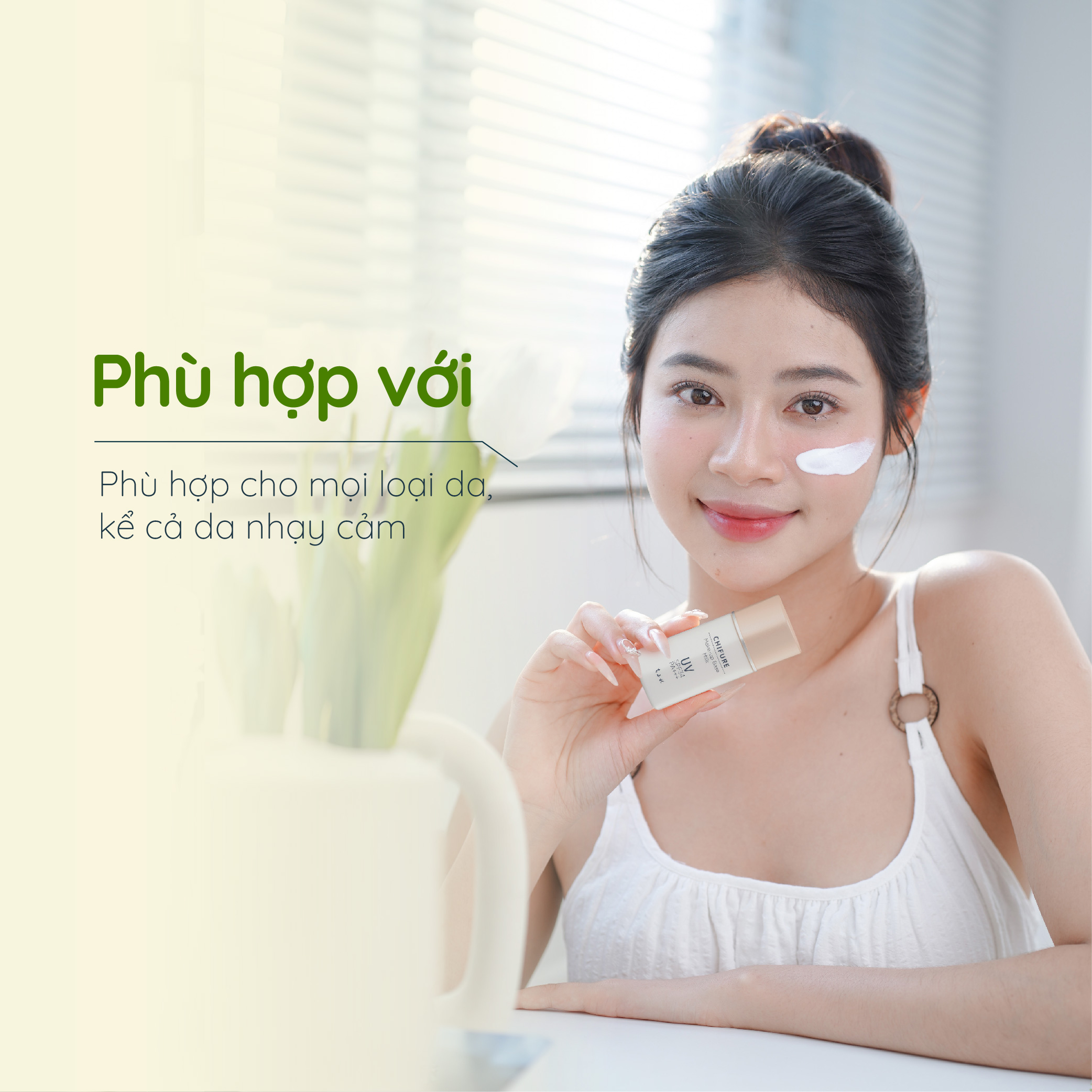 Kem lót Chifure Make-up Base Milk UV