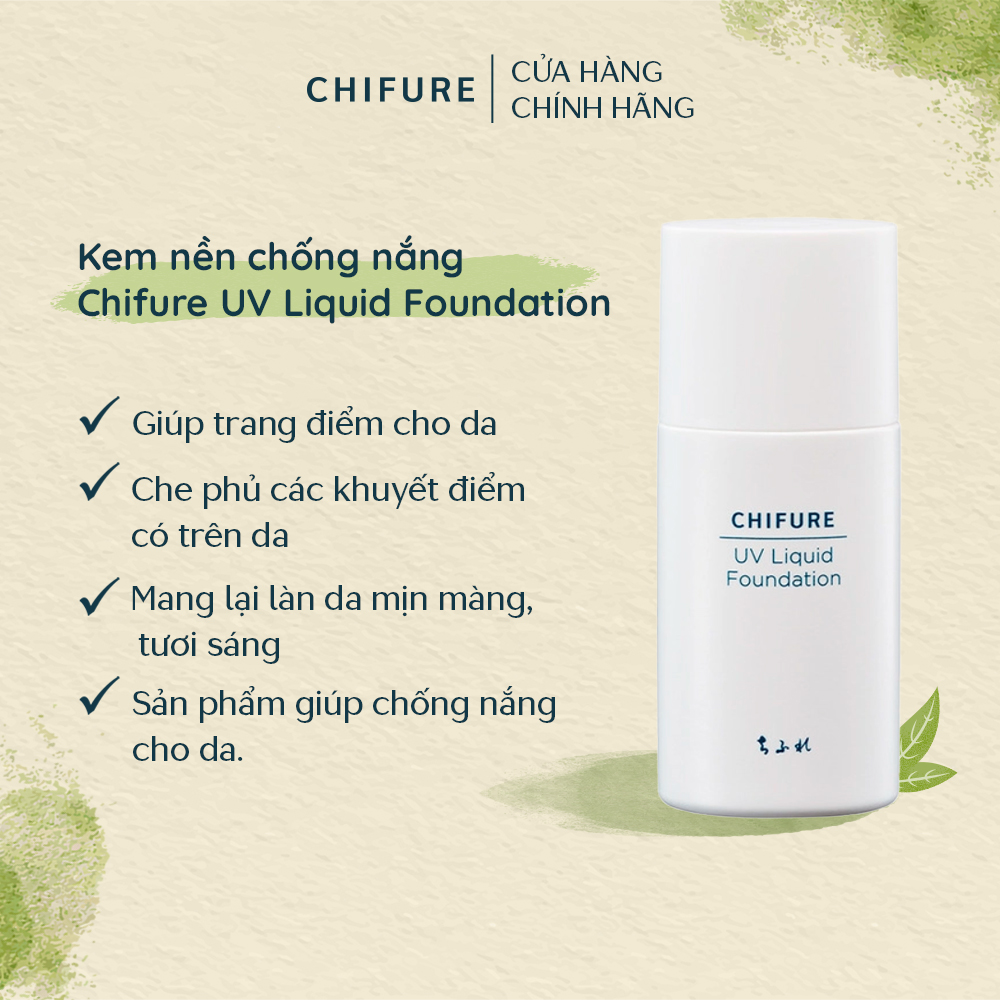 kem nền chifure uv liquid foundation