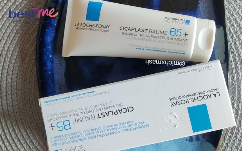 Thiết kế bao bì của kem phục hồi da B5 La Roche Posay