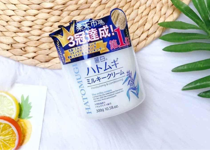 Reihaku Hatomugi Milky Cream là sản phẩm kem dưỡng ẩm phục hồi da chất lượng của thương hiệu Reihaku