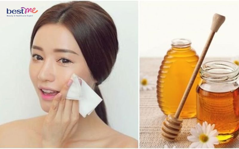 Tẩy trang bằng mật ong