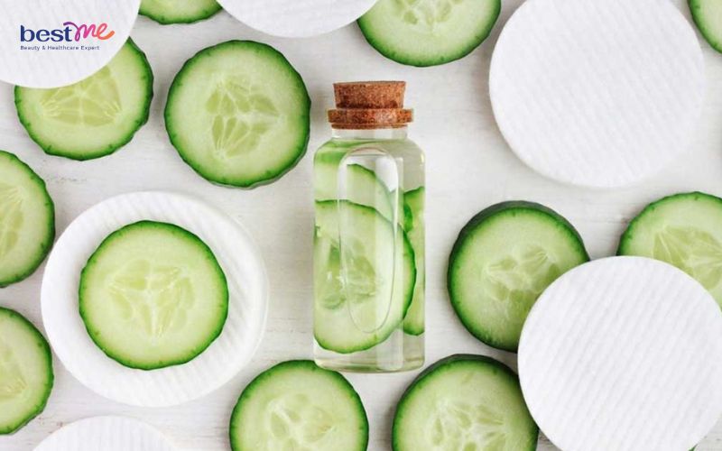 Dưa chuột giúp tẩy trang an toàn, hiệu quả