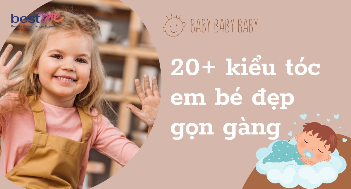 20+ kiểu tóc em bé trai, bé gái đẹp ba mẹ nên tham khảo ngay