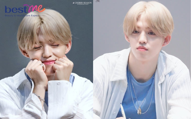 Tóc layer nam ngắn rẽ ngôi giữa