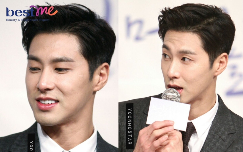 Kiểu tóc layer nam ngắn vuốt một bên