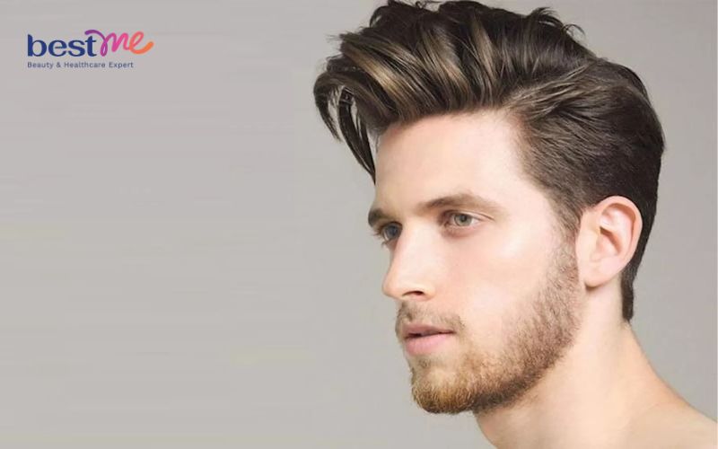 12 kiểu tóc nam siêu điển trai cho chàng sở hữu gương mặt dài trán ca   Thankinhtocvn