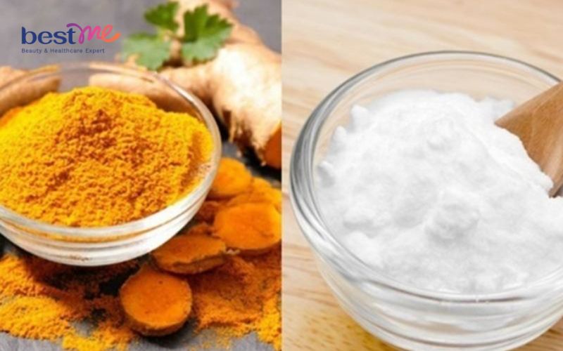 Cách tắm trắng bằng baking soda và bột nghệ