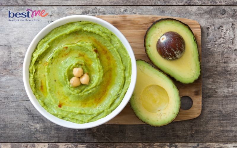 Dưỡng trắng da với vitamin B1, E và bơ 