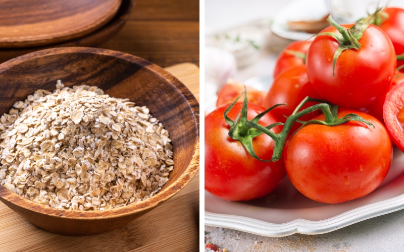 Cà chua giàu lycopene và vitamin C giúp giảm thâm nám và làm sáng da