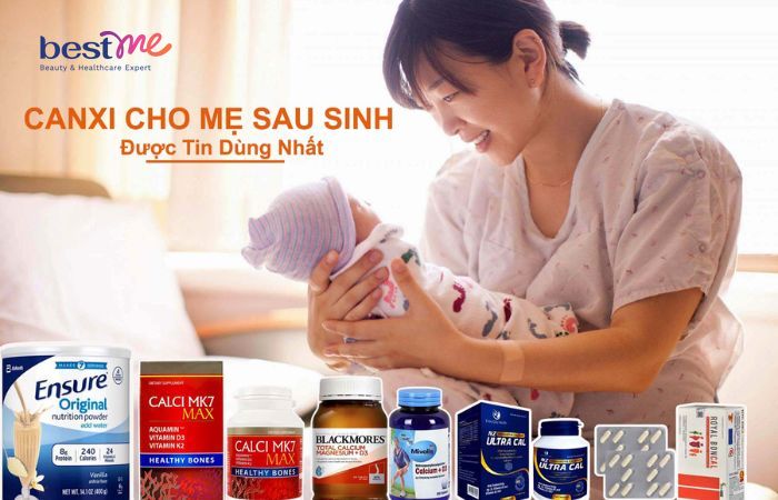 Các loại thực phẩm bổ sung canxi cho mẹ sau sinh 