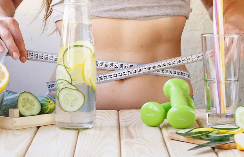 Uống detox giảm mỡ bụng, thanh lọc cơ thể