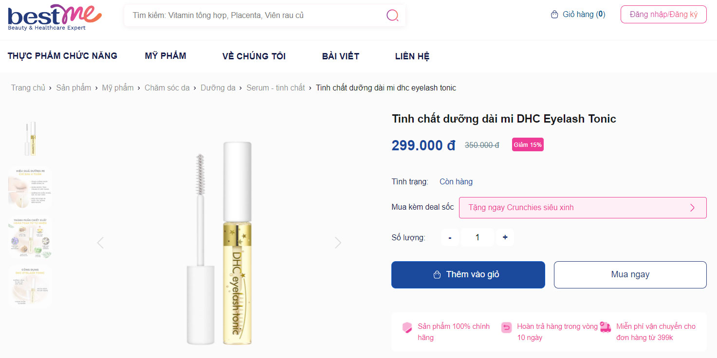 Sản phẩm đang được bán tại website Bestme.vn