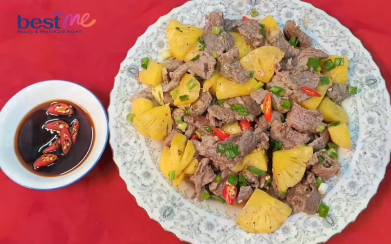 mach-ban-cach-lam-thit-bo-xao-dua-mem-thom-chua-ngot-cuc-ngon-4 Mách bạn cách làm thịt bò xào dứa mềm thơm, chua ngọt cực ngon - 4