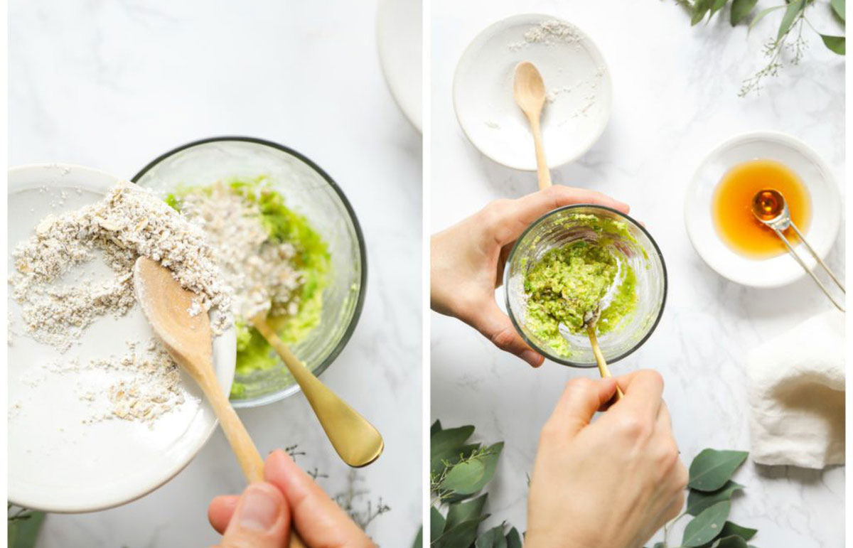 Mặt nạ bơ và yến mạch trị mụn đầu đen