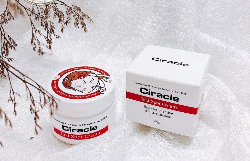 Kem dưỡng phục hồi da sau nặn mụn Ciracle Red Spot Cream