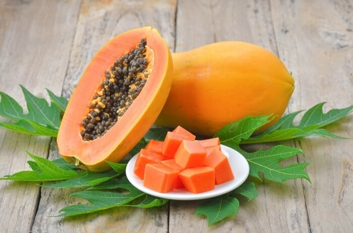 Mặt nạ đu đủ dưỡng ẩm cho da khô mùa đông
