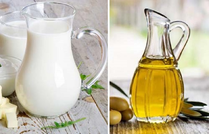Mặt nạ sữa tươi và dầu olive mang lại làn da trắng sáng