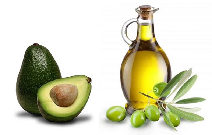 Bơ và dầu olive là những nguyên liệu có nhiều dưỡng chất quý giá