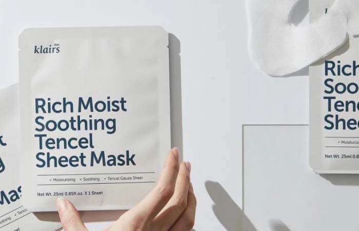 Mặt nạ dưỡng ẩm Klairs Rich Moist Soothing Tencel Sheet Mask