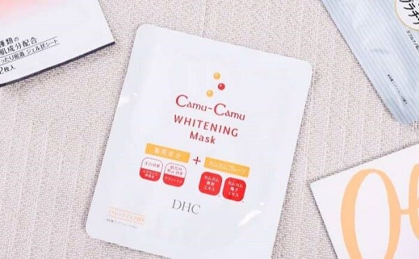 Mặt nạ dưỡng da trắng sáng DHC Camu-Camu Whitening Mask
