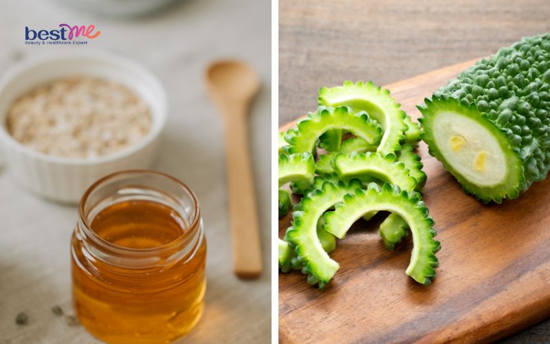 Dùng khổ qua thải độc corticoid cùng mật ong