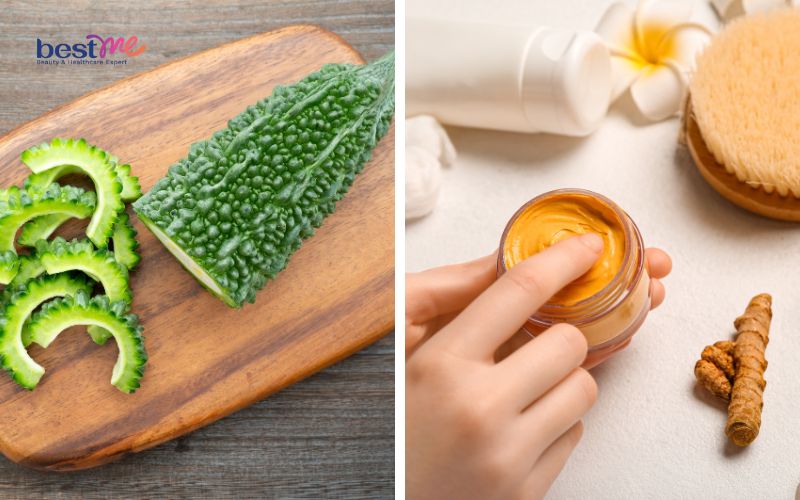 Mặt nạ khổ qua tinh bột nghệ