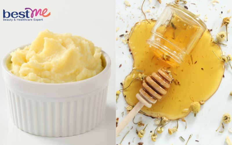 Dưỡng da bằng khoai tây và mật ong 