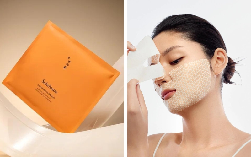 Mặt nạ Sulwhasoo nổi bật với hoạt chất được cô đặc gấp 6,000 lần từ saponin quý hiếm của nhân sâm