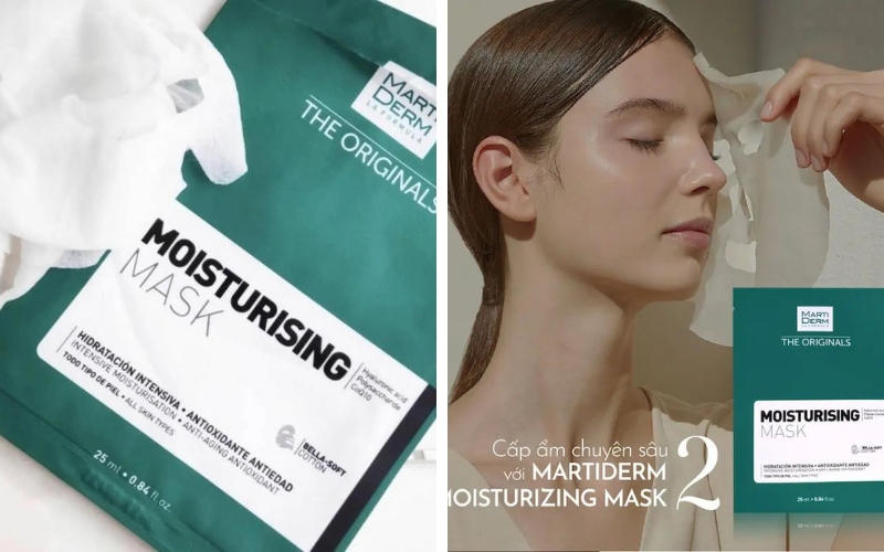 Mặt nạ Martiderm Moisturizing Sheet Mask là sản phẩm lý tưởng cho những làn da khô và thiếu sức sống