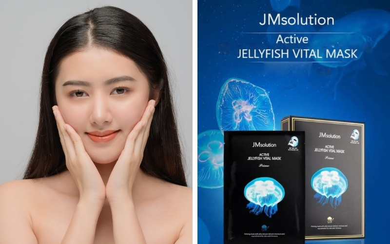 Một trong những mặt nạ tốt cho da phải kể đến JMsolution Active Jellyfish Vital Mask Prime