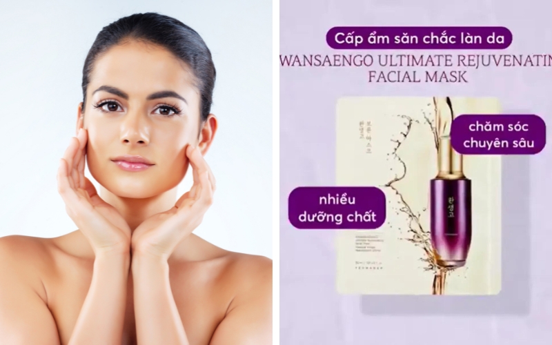 Mặt nạ Yehwadam Hwansaenggo không chỉ dưỡng ẩm mà còn có khả năng kích thích sản sinh collagen