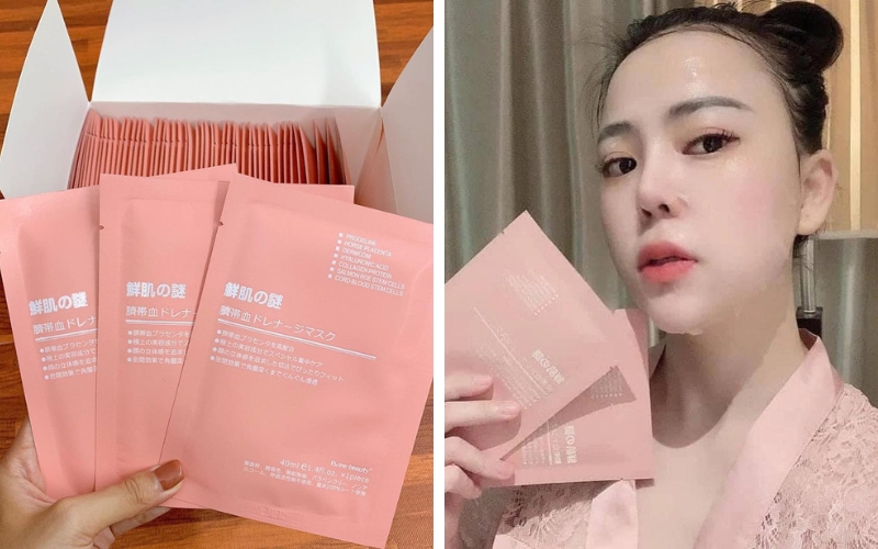 Mặt nạ nhau thai cừu Rwine Beauty Stem Cell Placenta Mask nổi bật với thành phần từ nhau thai cừu