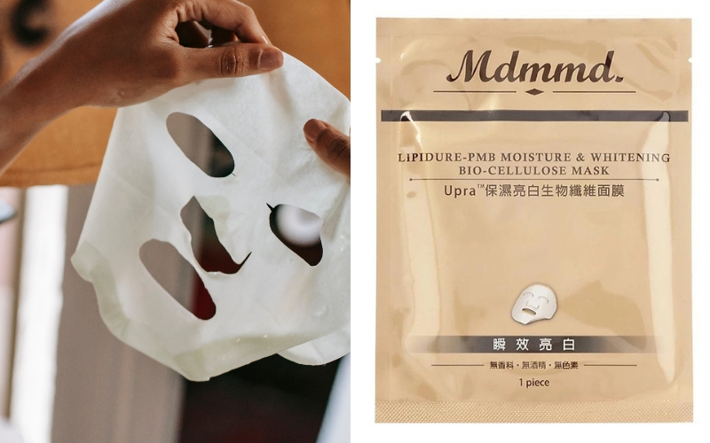 Mặt nạ từ sợi vi sinh học Mdmmd có thành phần chính từ Vitamin E và chiết xuất hoa Alpine