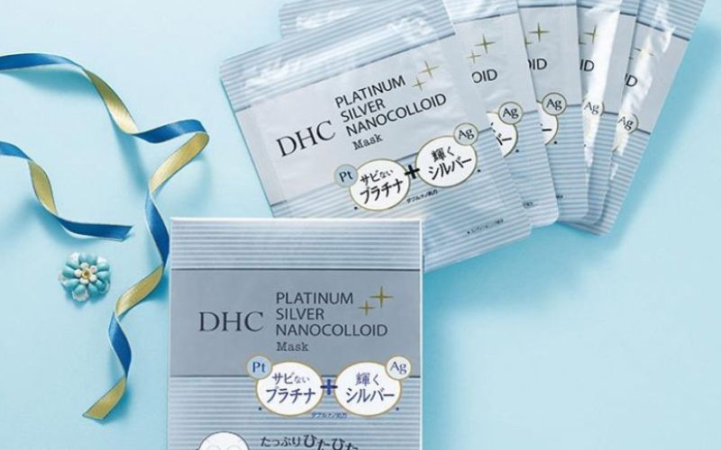 Mặt nạ trắng da DHC Platinum Nano Silver