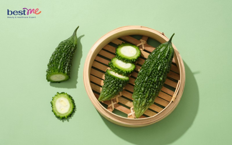 Mặt nạ trị mụn ẩn bằng mướp đắng