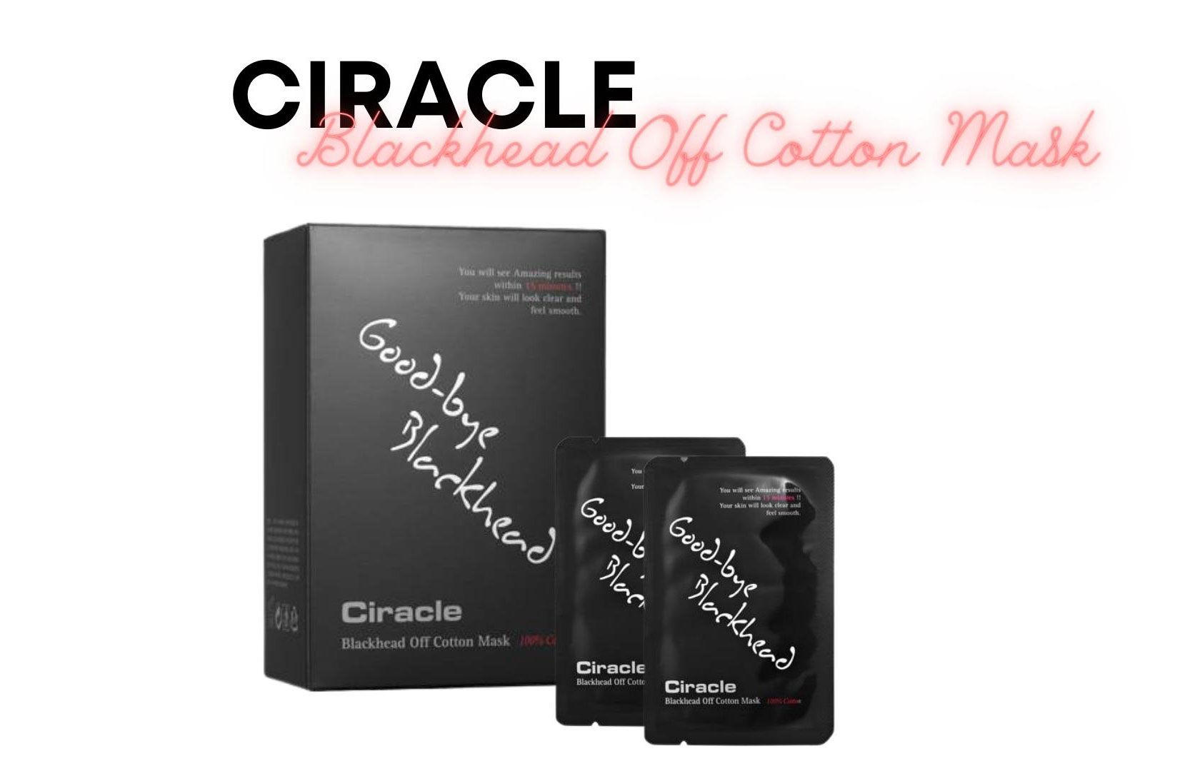 Sản phẩm hỗ trợ điều trị mụn đầu đen Ciracle Blackhead Off Cotton Mask