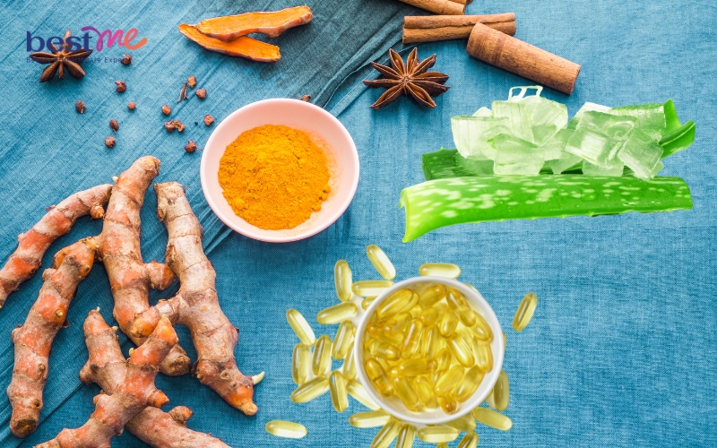 Mặt nạ trị mụn từ nghệ, vitamin E và nha đam