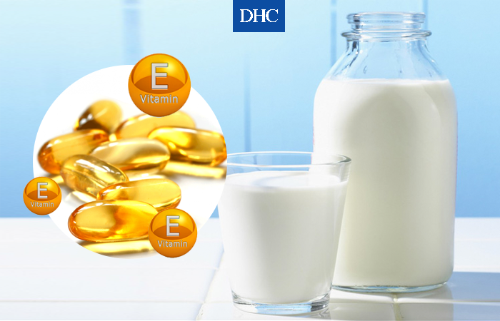 Mặt nạ vitamin E và sữa tươi