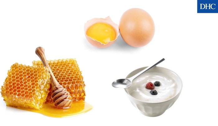 Mật ong, trứng gà và sữa chua dưỡng trắng da không đều màu