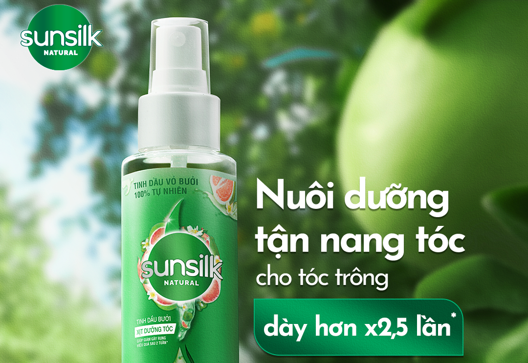 [MỚI] Xịt dưỡng tóc tinh dầu bưởi Sunsilk Natural giảm gãy rụng - 4