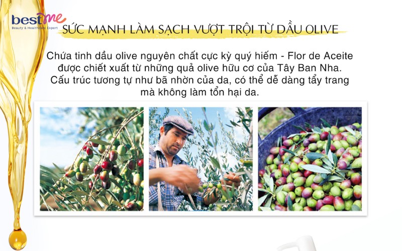 Nguồn cảm hứng của dòng mỹ phẩm DHC là dầu olive nguyên chất từ Tây Ban Nha