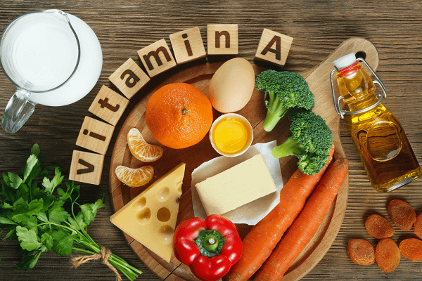 Nên bổ sung các loại thực phẩm chứa nhiều vitamin A vào bữa ăn hằng ngày