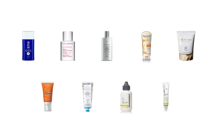 Một số kem chống nắng vật lý