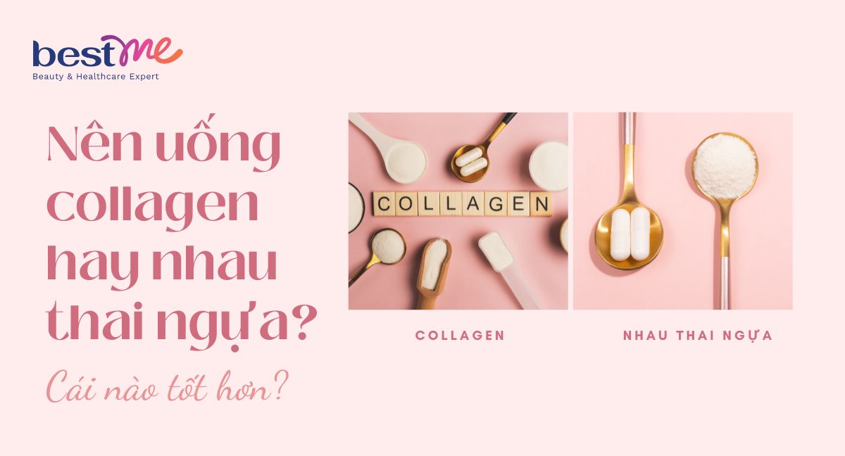 Nên uống collagen hay nhau thai ngựa? Cái nào tốt hơn?