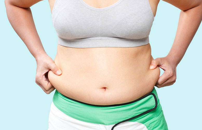 Nhiều nguyên nhân gây ra tích tụ mỡ thừa vùng bụng