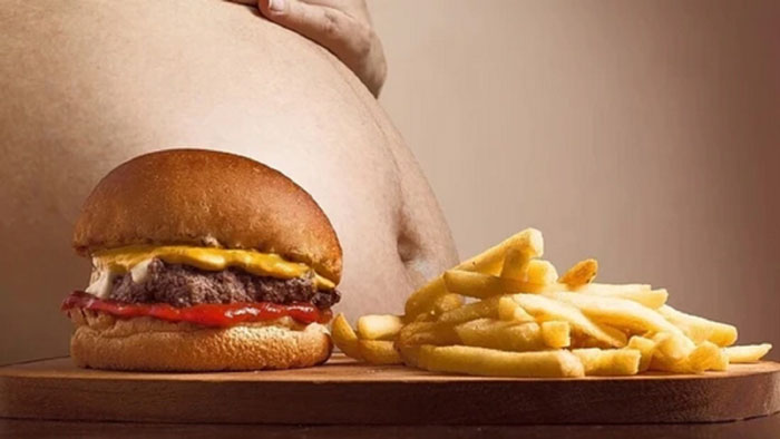 Đồ ăn nhanh chứa nhiều dầu mỡ gây béo bụng