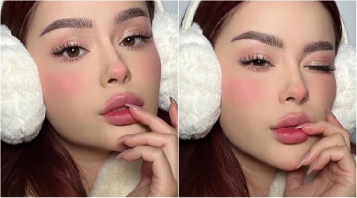 Make up quá nhiều cũng là nguyên nhân gây nổi mụn ở da khô